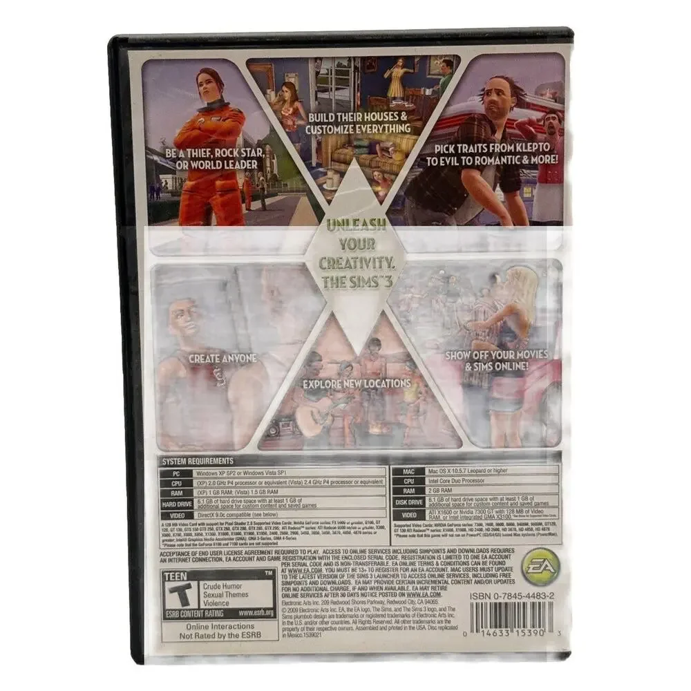 The Sims 3 PC Game - Preowned in Original Case, Very Good Condition CIB